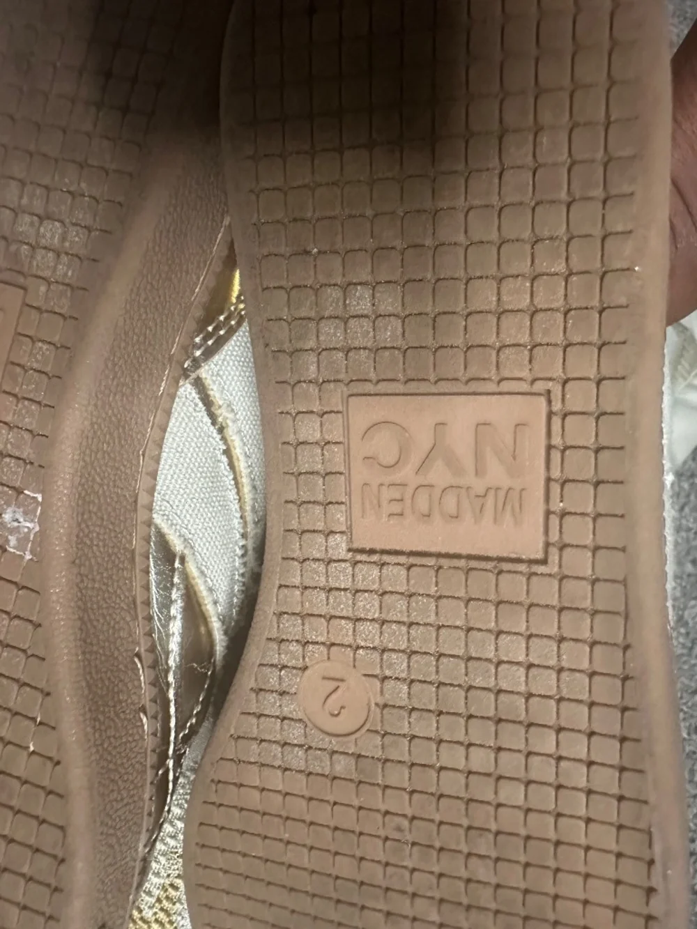 Back to School Special!! Gold Kids Sneakers.